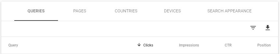 google search console keyword info